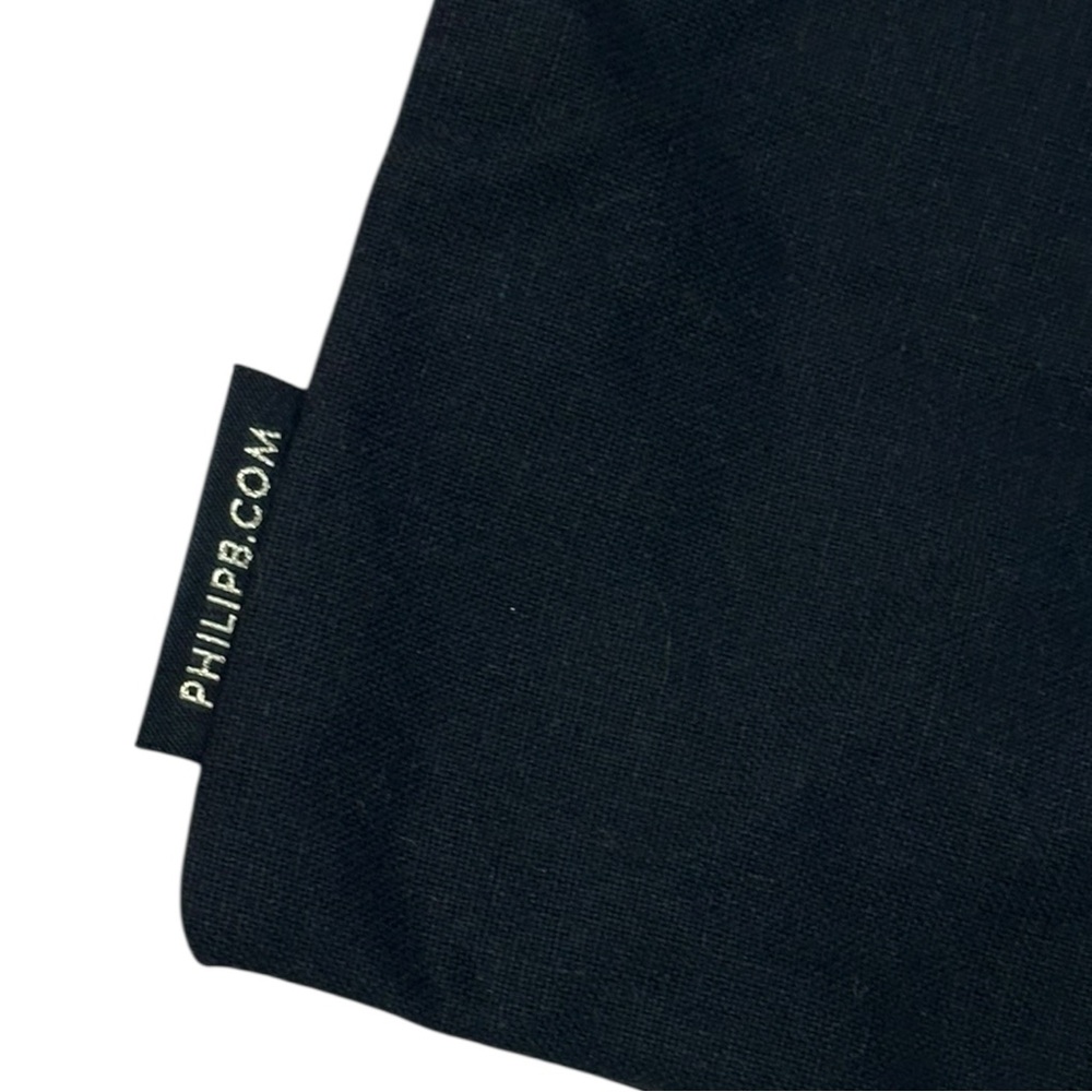 Phillip B Black Toiletry Drawstring Bag - Picture 2 of 3